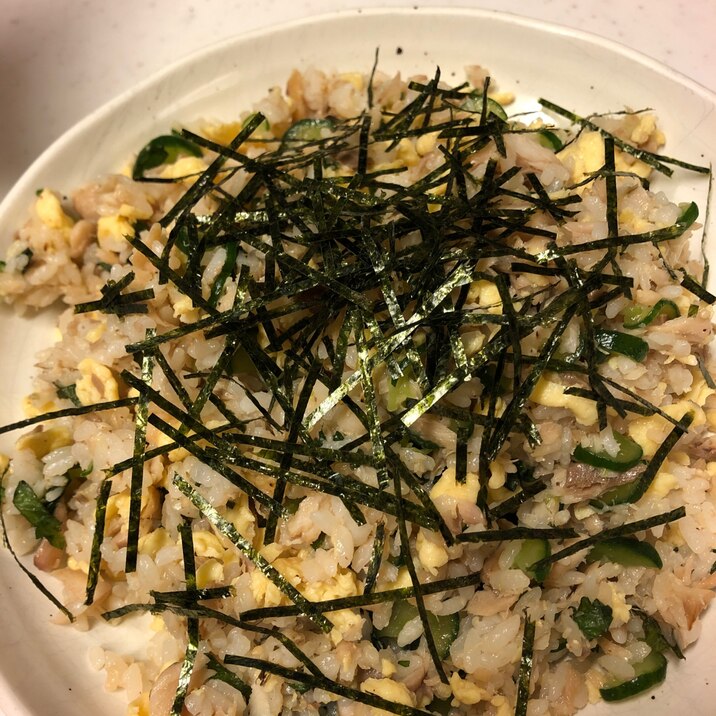 焼いたホッケの混ぜ寿司